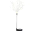 Pique solaire effet feu d'artifice 90 LED blanc chaud