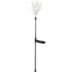 Pique solaire effet feu d'artifice 90 LED blanc chaud