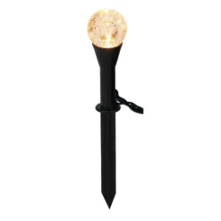 Piquet solaire 20 tiges LED blanc chaud L580xH13,5cm