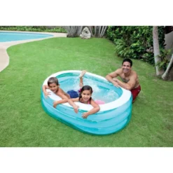 Piscinette gonflable enfant ovale Intex 107x163xH46cm