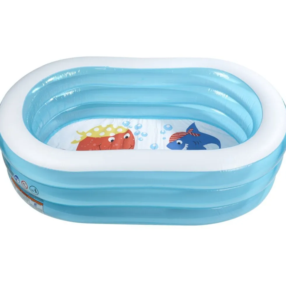 Piscinette gonflable enfant ovale Intex 107x163xH46cm