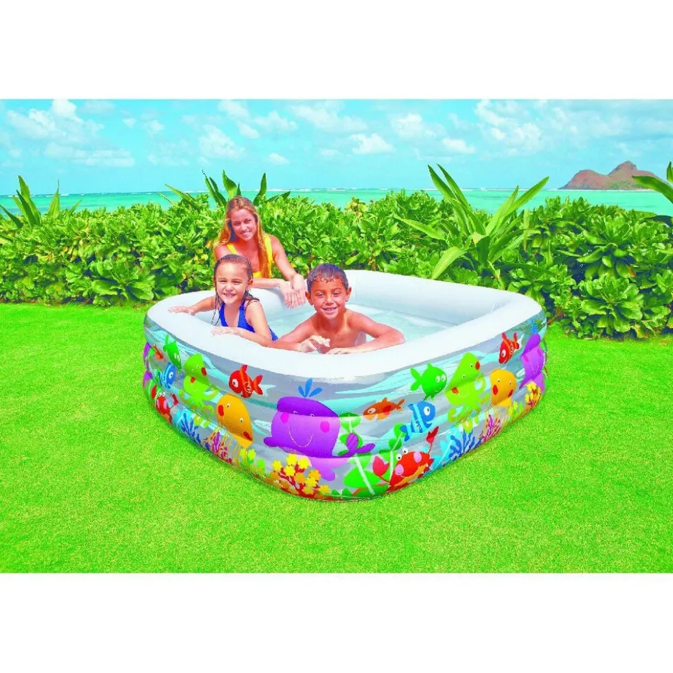 Piscinette gonflable enfant Intex 159x159xH50cm