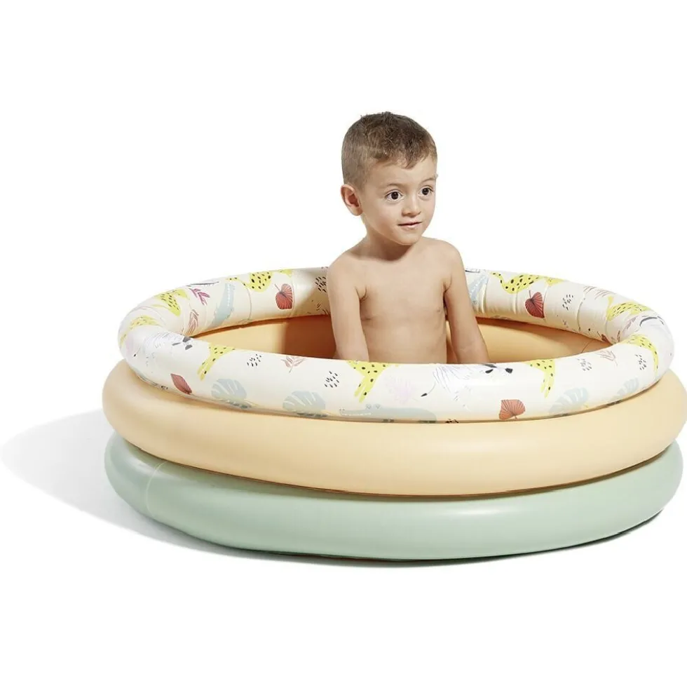 Piscinette gonflable enfant savane Ø87xH25cm
