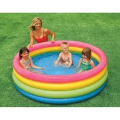 Piscinette gonflable enfant Intex Ø168xH46cm