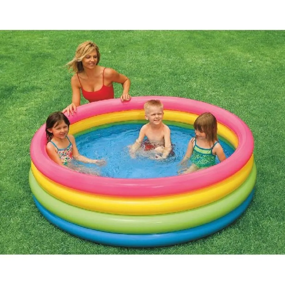 Piscinette gonflable enfant Intex Ø168xH46cm
