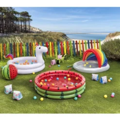 Piscinette gonflable enfant pastèque Ø120xH30cm