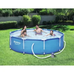 Piscine tubulaire ronde Bestway Power Steel Pro Ø305xH76cm