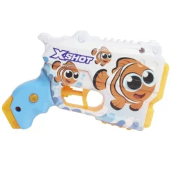 Pistolet à eau enfant remplissage rapide avec personnage 17x4,5xH13cm