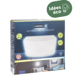 Plafonnier carré LED 27 cm 36 LED