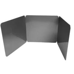 Plaque anti projections 3 volets noir carbone