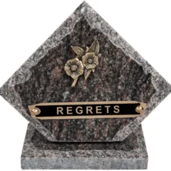 Plaque funéraire souvenir