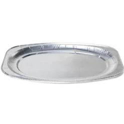 Plat à barbecue ovale aluminium x5 L43x29xH2,5cm