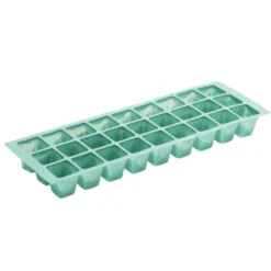 Plateau de culture pour semis plastique vert 27 compartiments 3 pièces