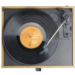 Platine vinyle vintage enceinte bluetooth 2en1