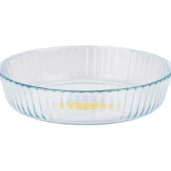 Plat à tarte rond Pyrex Daily verre transparent Ø26cm