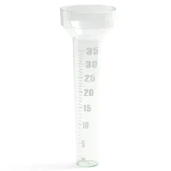 Pluviomètre en plastique vert 35ml