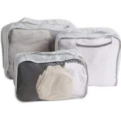 Pochette organisateur de valise 3 tailles assorties S/M/L (2 modèles)