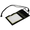 Pochette waterproof en plastique noir/vert