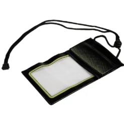 Pochette waterproof en plastique noir/vert