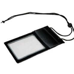 Pochette waterproof en plastique noir/vert