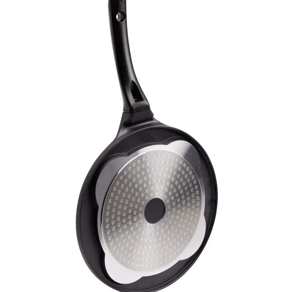 Poêle 4 pancakes anti adhérente aluminium noir