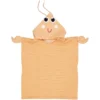 Poncho de bain enfant crevette rayures orange Taille unique 50x76cm