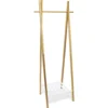 Portant bambou avec étagère pour accessoires 64x44xH160cm