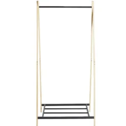 Portant bambou et tablette 75x44xH160cm