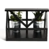 Porte-plantes noir