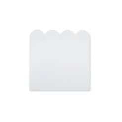 Porte pour Box Cube vague bois blanc 32x32cm