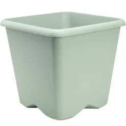 Pot carré Chorus couleur vert laurier 24,2L