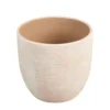Pot de fleur terre cuite beige Ø14xH13cm