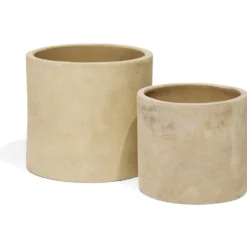 Pot en terre cuite gris foncé Ø28xH25cm