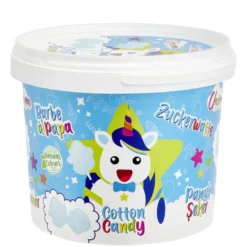 Pot licorne barbe à papa x8 rose et bleue 150gr