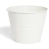 Pot métal beige Ø16xH13cm