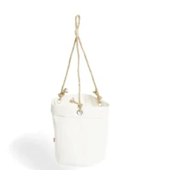 Pot suspendu en tissu avec poignées Ø20xH53cm