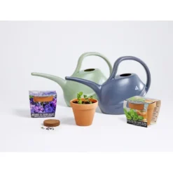 Pot terre cuite culture menthe avec graines et terreau H8.5cm
