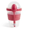 Pot à yaourt avec cuillère lunchbox rouge ou blanc