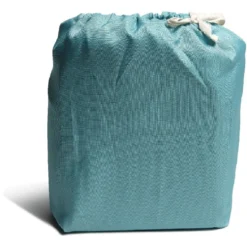 Pouf gonflable extérieur uni bleu lagon