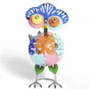 Poule décoration de jardin en métal à planter H31cm