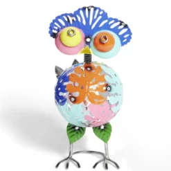 Poule décoration de jardin en métal à planter H31cm