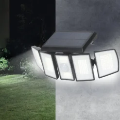 Projecteur LED mural solaire autonomie 10H