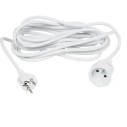 Prolongateur blanc L. 5 m