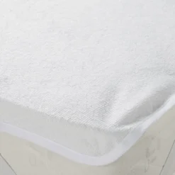 Protège matelas blanc imperméable 160x200cm