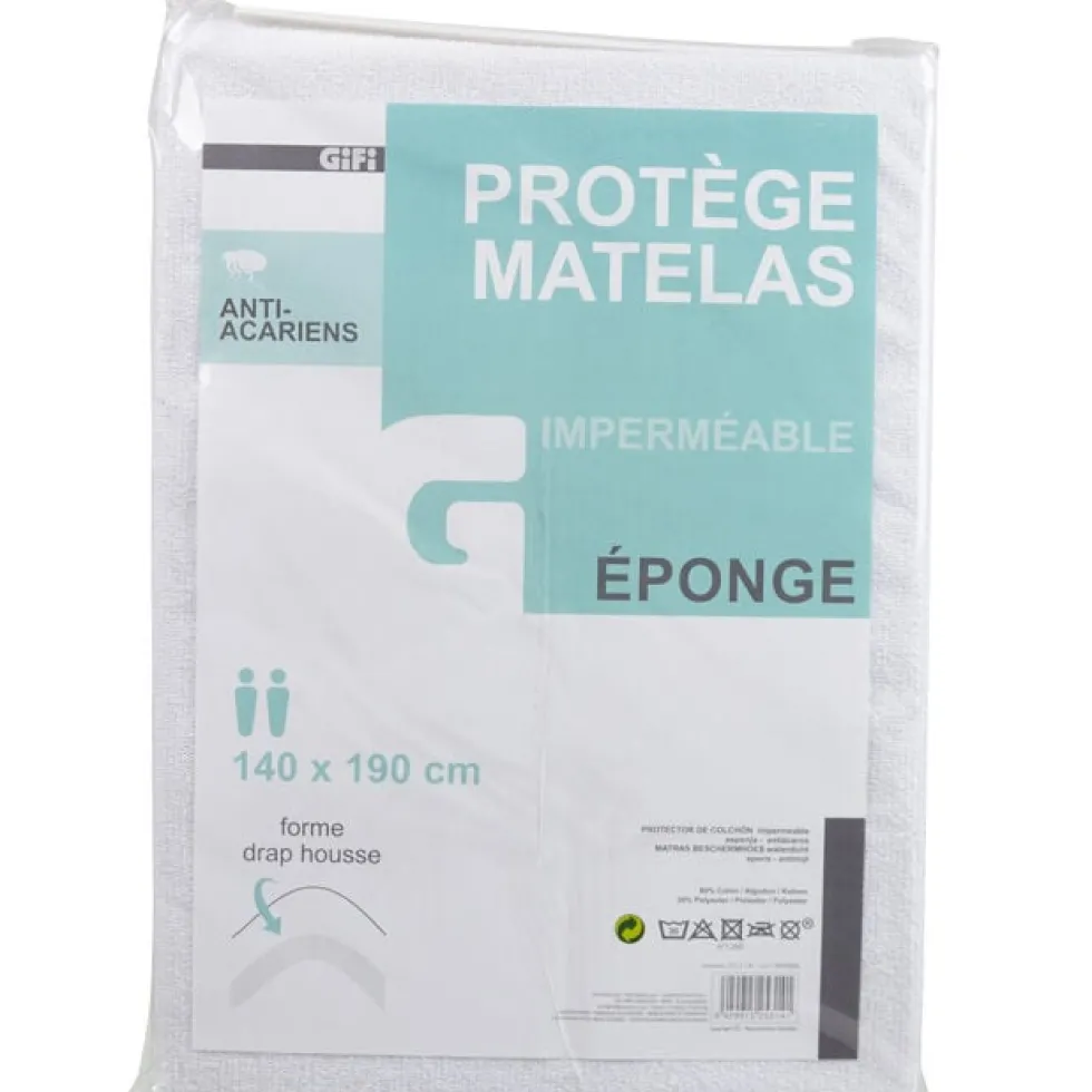 Protège matelas imperméable 140x190