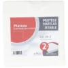 Protège matelas jetable 1 place blanc x2