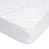 Protège matelas tissu bouclette blanc 140x190cm