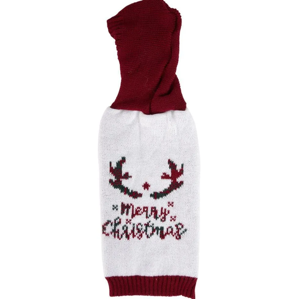Pull de Noël à capuche pour chien