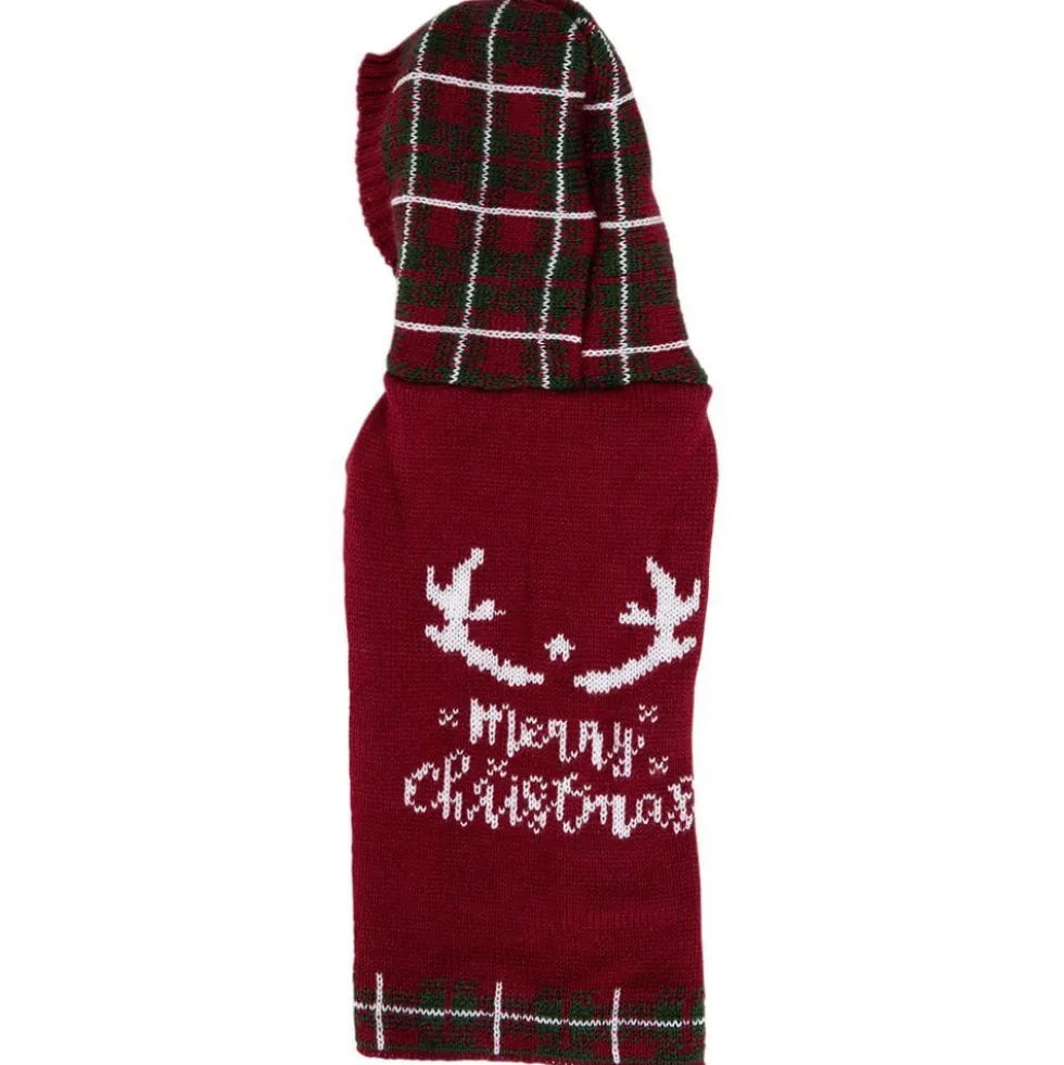 Pull de Noël à capuche pour chien