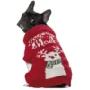 Pull renne de Noël pour chien avec pompon taille S